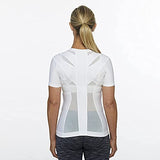 T Shirt correcteur de posture avec fermeture éclair - Femmes