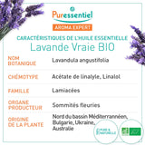 Huile Essentielle Lavande Vraie - Bio - 100% pure et naturelle - 10 ml